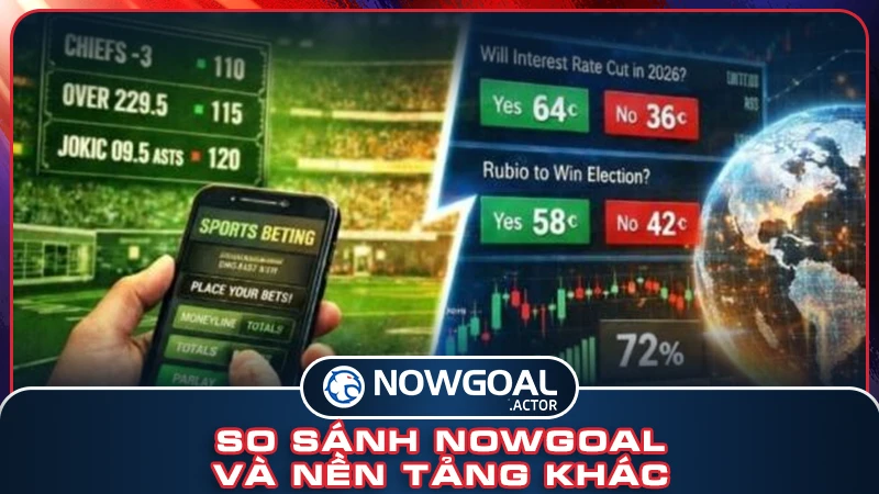 So sánh NOWGOAL và nền tảng khác So sánh NOWGOAL và nền tảng khác